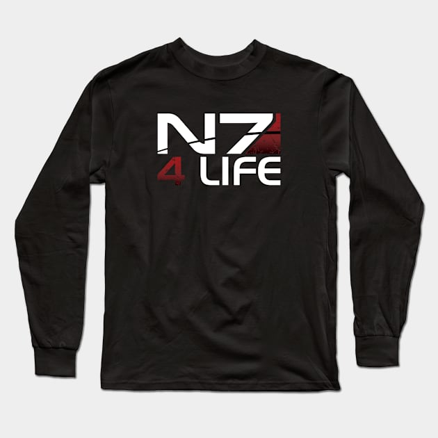 N7 4 Life Long Sleeve T-Shirt by ThePyratQueen